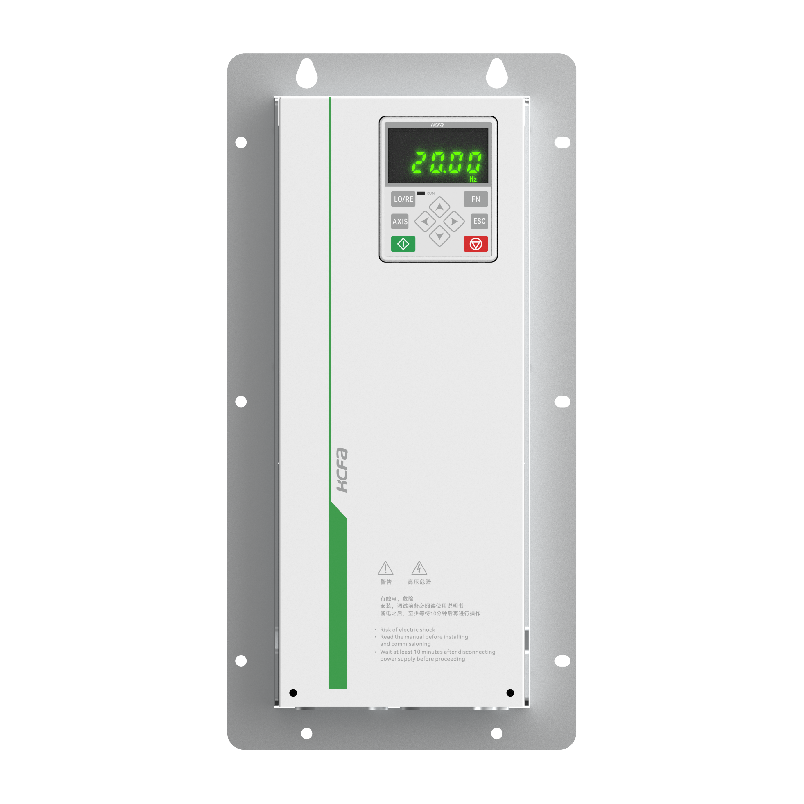 纺织行业： E617系列穿墙安装变频器